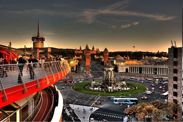 best viewpoints in barcelona - Mirador las arenas